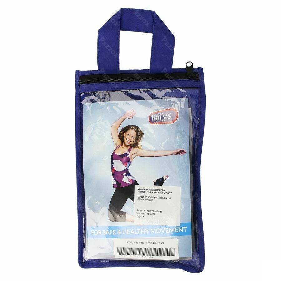 Rafys Doigt Brace Neop. Bleu Moyen 19,0cm 220