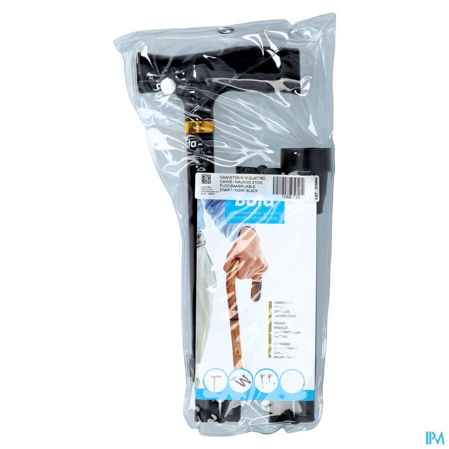 Bota Canne N10 Quattro Pliable Noir