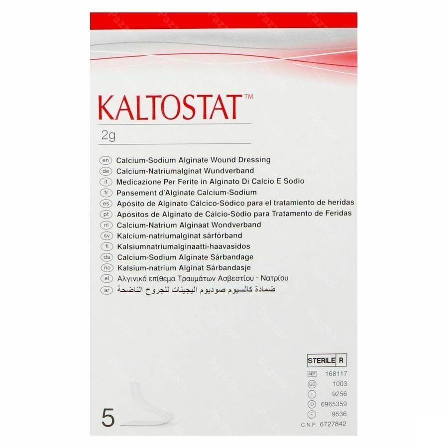 Kaltostat Cavity Meche-wieken 2g Ster 5p
