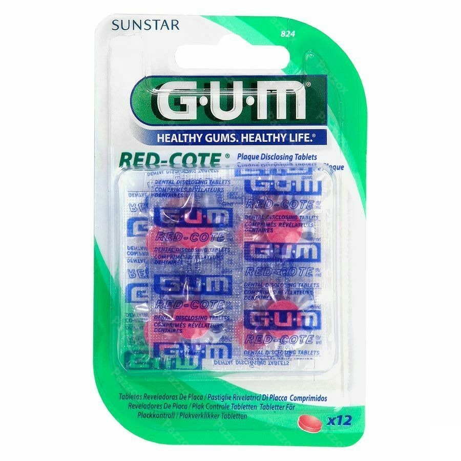 Gum Revelateur Placque 12p 824