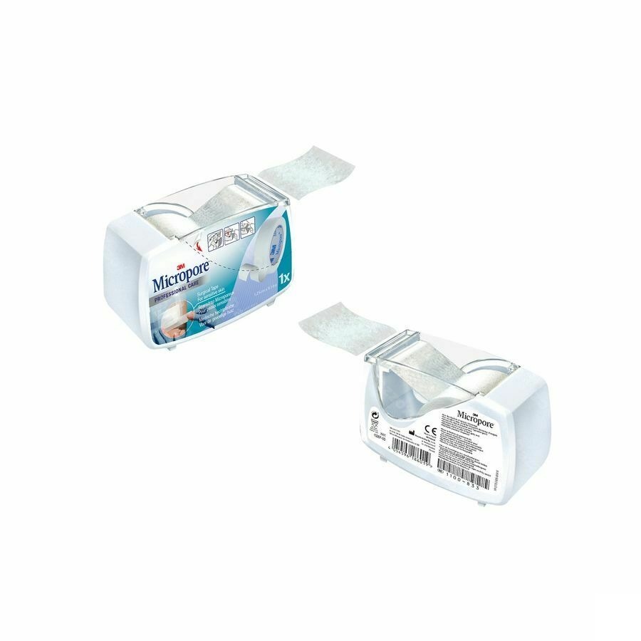 Micropore 3m 12,5mmx9,1m Nouv.derouleur 1530p-0d