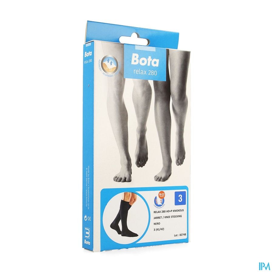 Bota Relax 280 Bas Jarret Noir N3 2