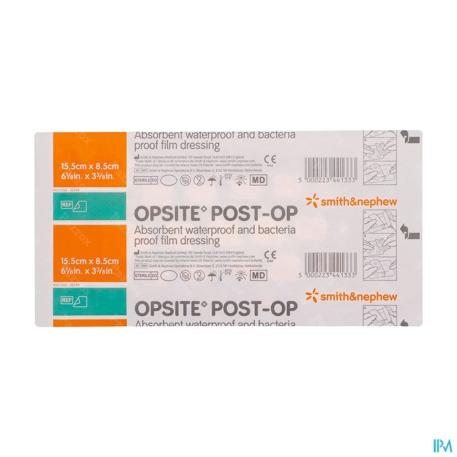 Opsite Post Op 15,5cmx 8,5cm 20 66000712