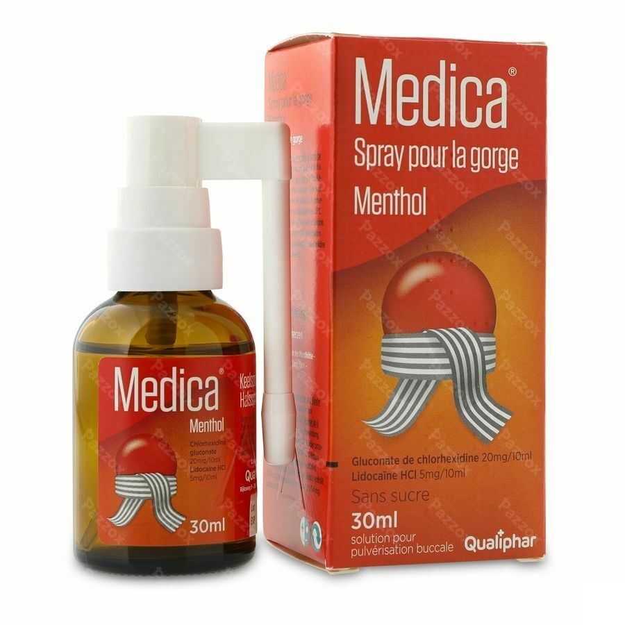 Medica Spray Pour La Gorge Menthol 30ml