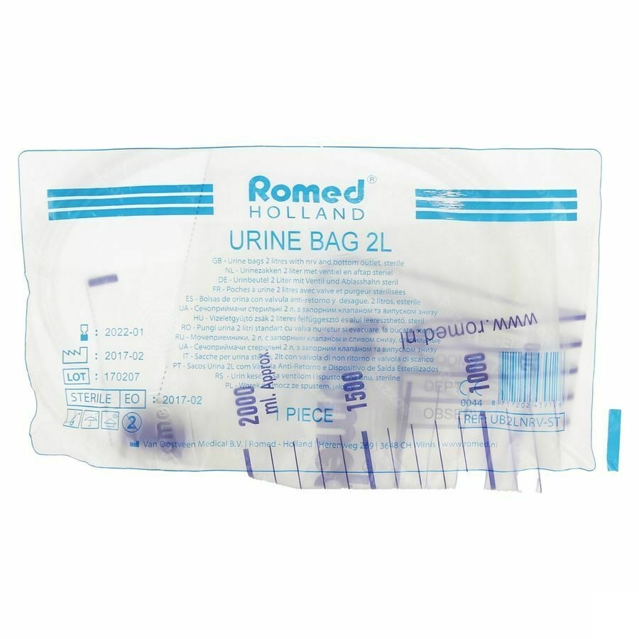 Sac Urine Tuyau + Soupap 2l Pontos