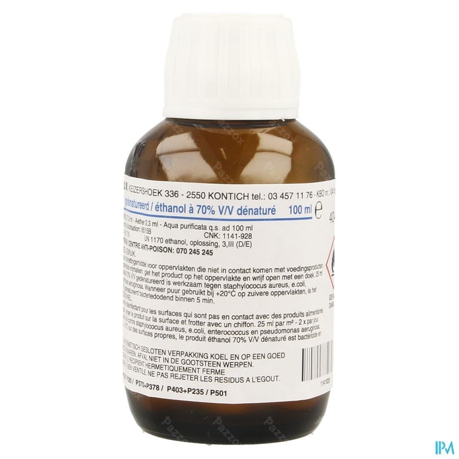 Ethanol 70% V/v Denature 100ml Magis