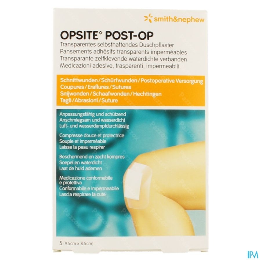 Opsite Post Op N 9,5cmx 8,5cm 5 66030314