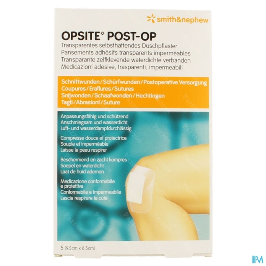 Opsite Post Op N 9,5cmx 8,5cm 5 66030314