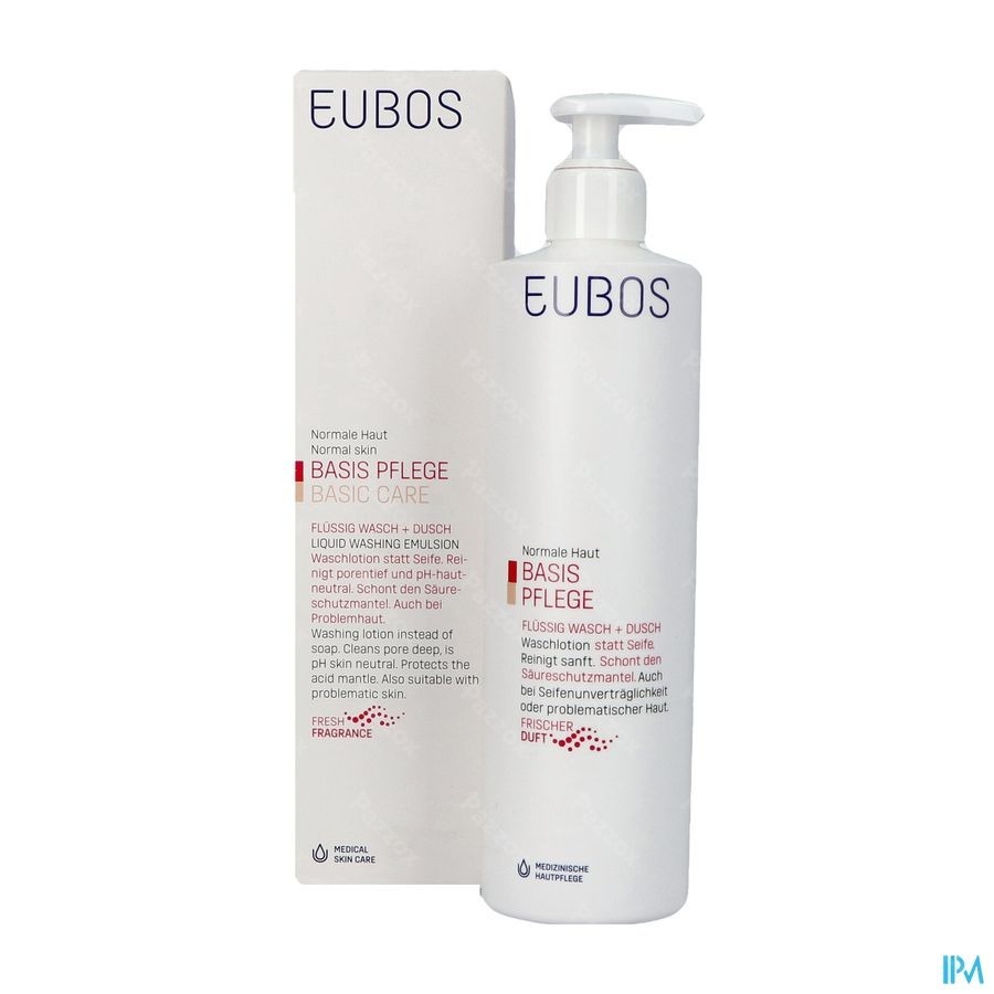 Eubos Savon Liquide Rose Parf 400ml