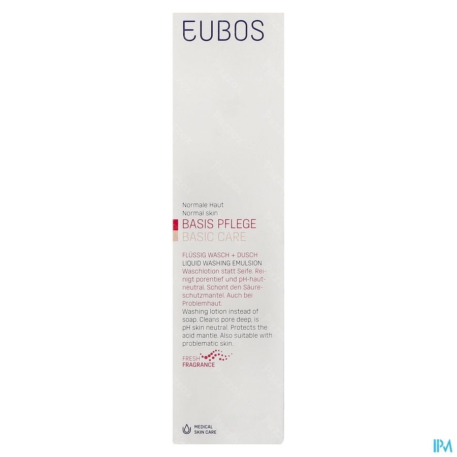 Eubos Savon Liquide Rose Parf 400ml