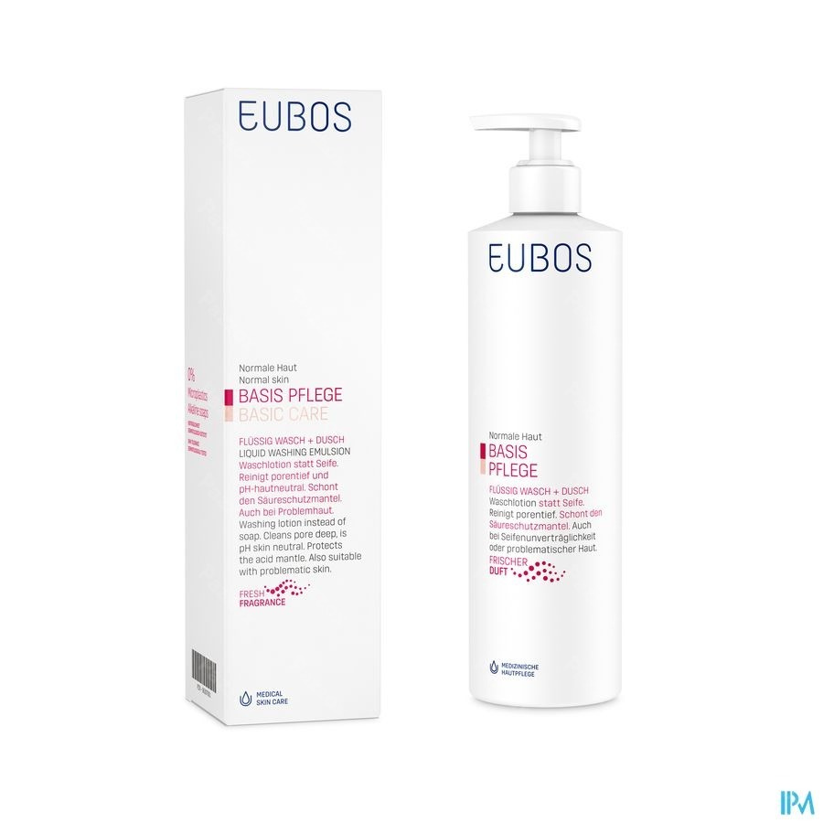 Eubos Savon Liquide Rose Parf 400ml
