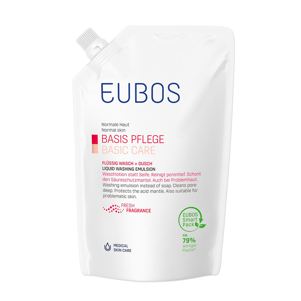 Eubos Savon Liquide Rose Refill 400ml