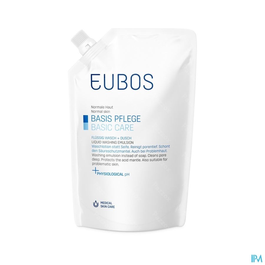 Eubos Savon Liquid Bleu N/parf Refill 400ml
