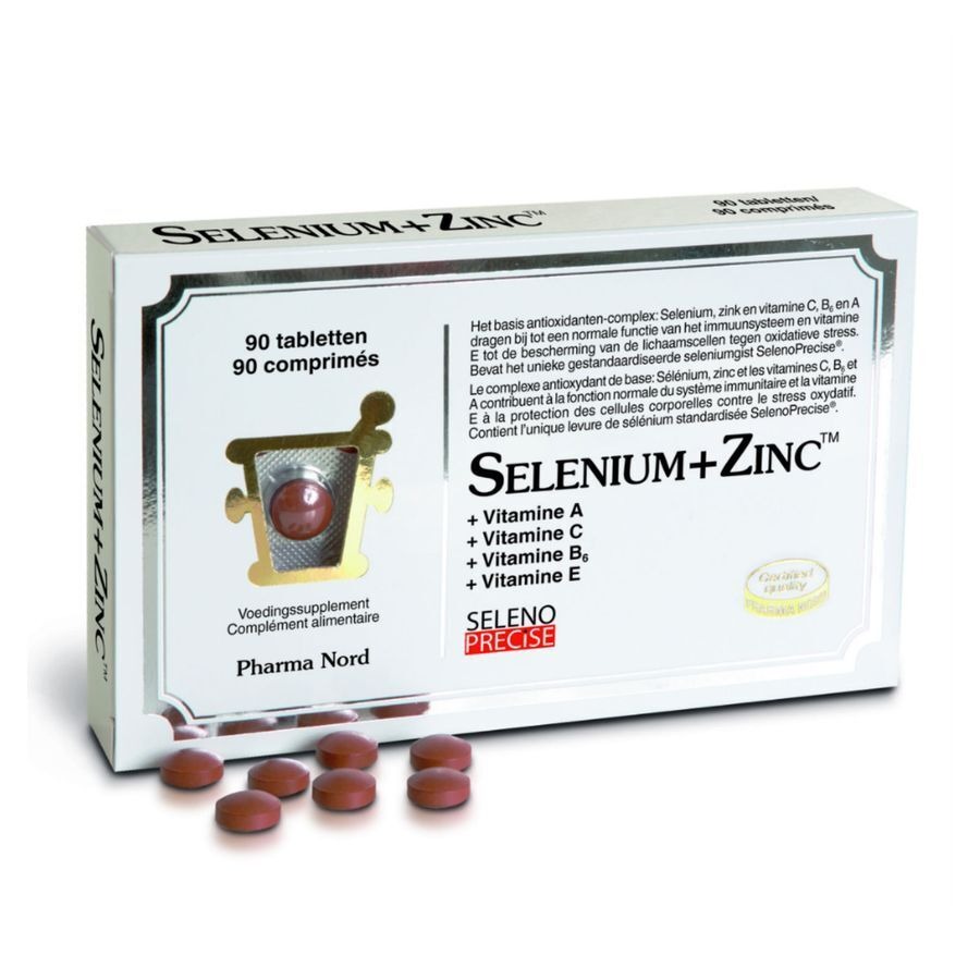 Pharma Nord Selenium + Zinc 90 Comprimés