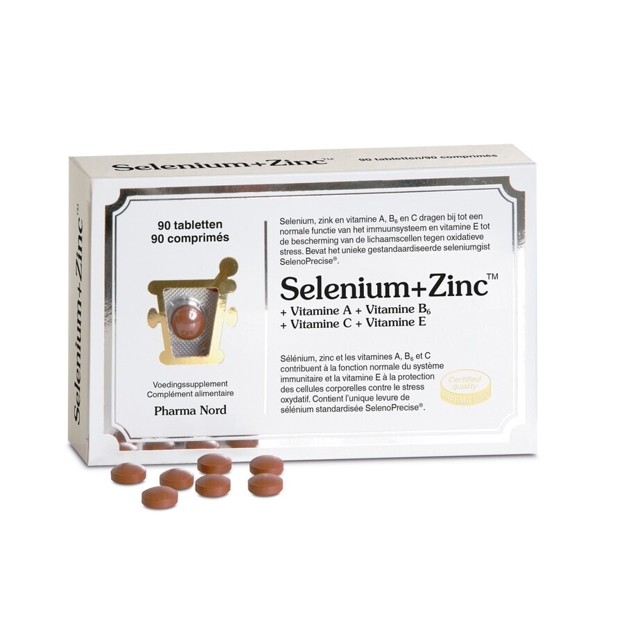 Pharma Nord Selenium + Zinc 90 Comprimés
