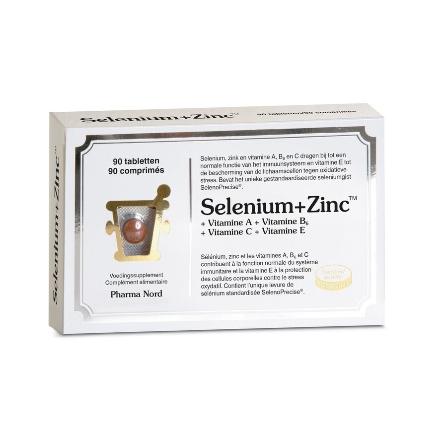 Pharma Nord Selenium + Zinc 90 Comprimés