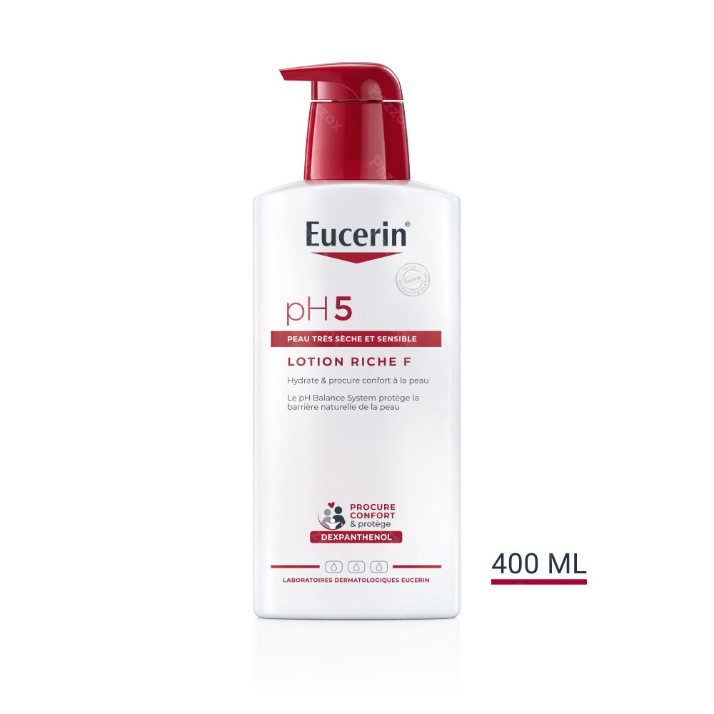 Eucerin pH5 Lotion Riche F Peau Très sèche et Sensible avec pompe 400ml