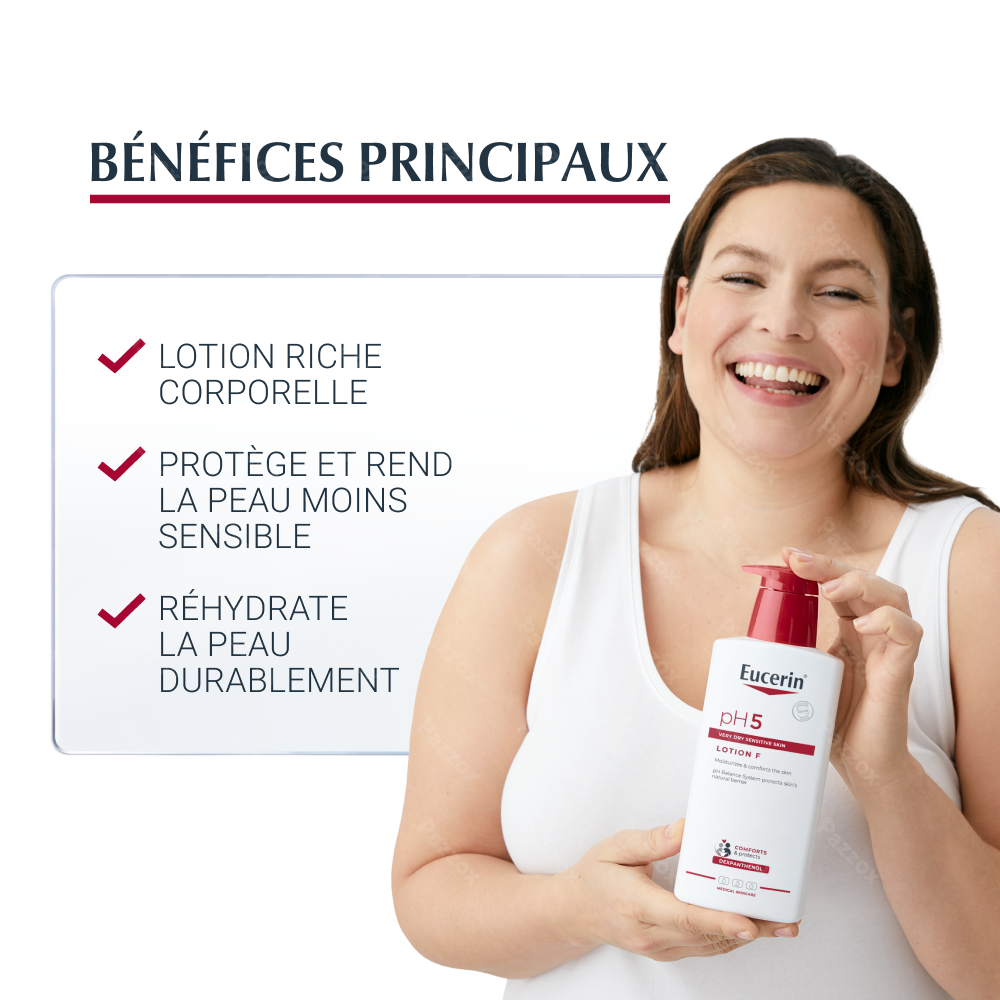 Eucerin pH5 Lotion Riche F Peau Très sèche et Sensible avec pompe 400ml