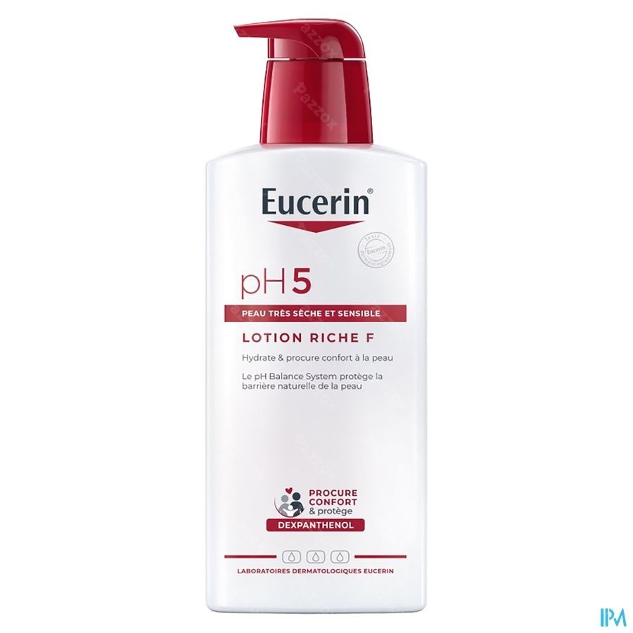 Eucerin pH5 Lotion Riche F Peau Très sèche et Sensible avec pompe 400ml