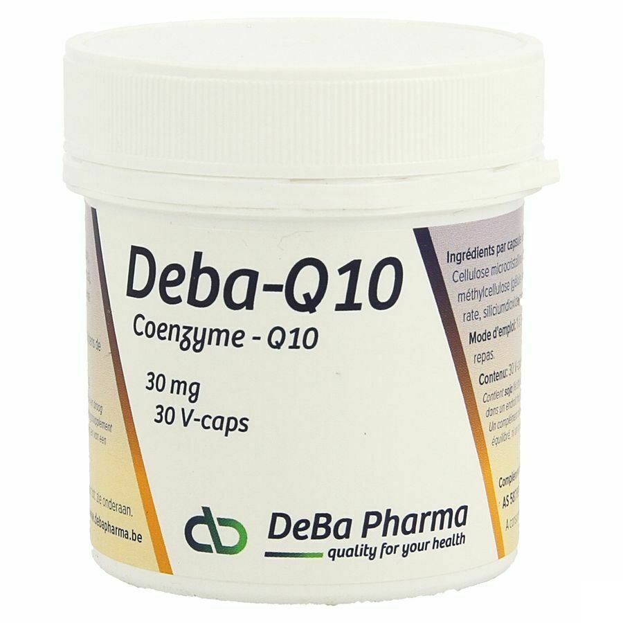 Coenzyme Q10 Caps 30x30mg Deba