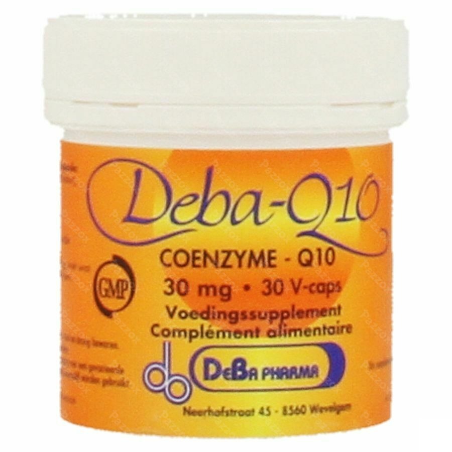 Coenzyme Q10 Caps 30x30mg Deba