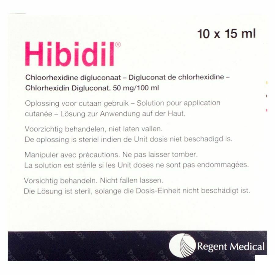 Hibidil 10x15ml Unidoses