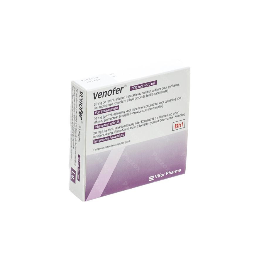 Venofer Amp Iv 5ml 20mg/ml
