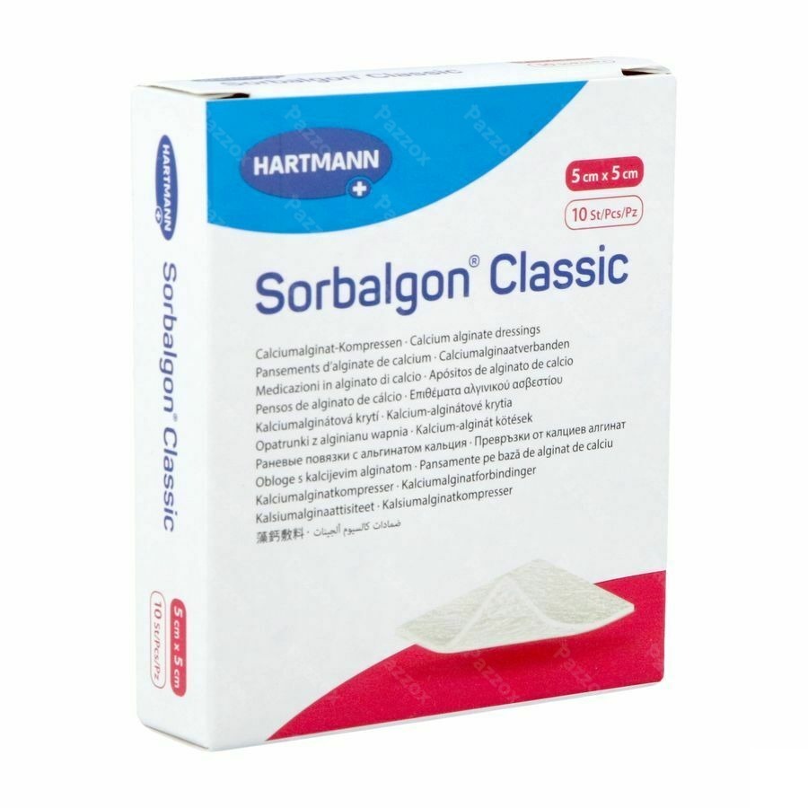 Sorbalgon Hartm Ster 5cmx 5cm 10 9990111