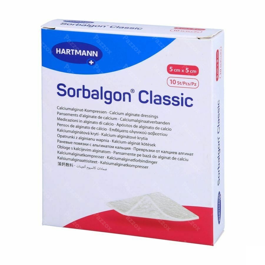 Sorbalgon Hartm Ster 5cmx 5cm 10 9990111