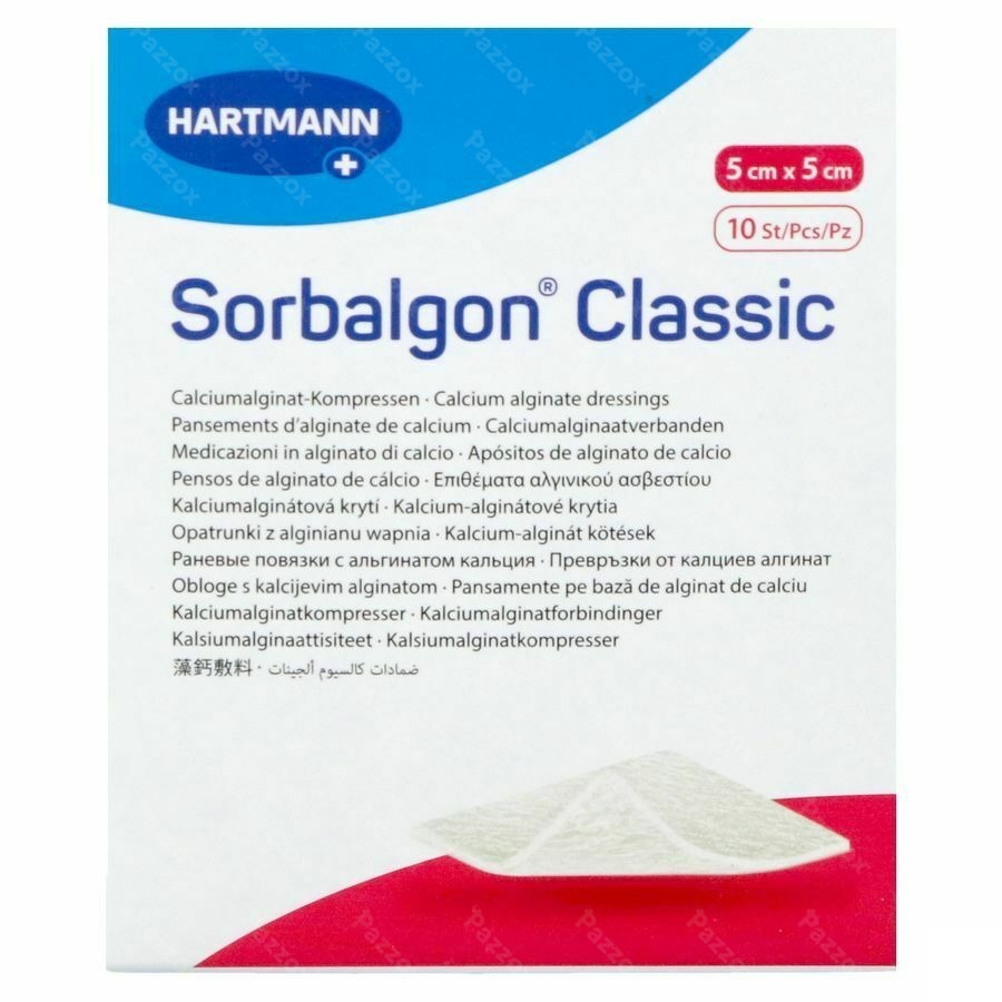 Sorbalgon Hartm Ster 5cmx 5cm 10 9990111
