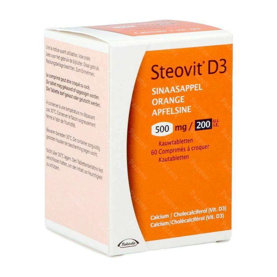 Steovit D3 500mg/200ui Comp 60