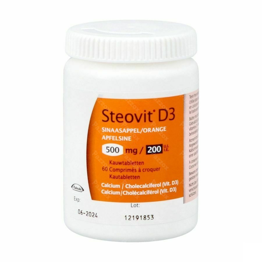 Steovit D3 500mg/200ui Comp 60