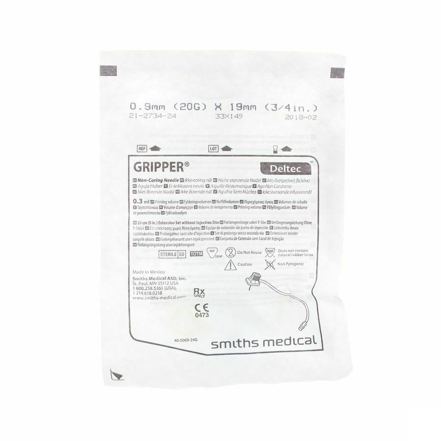 Port Cath Grip Aiguille 20g 12