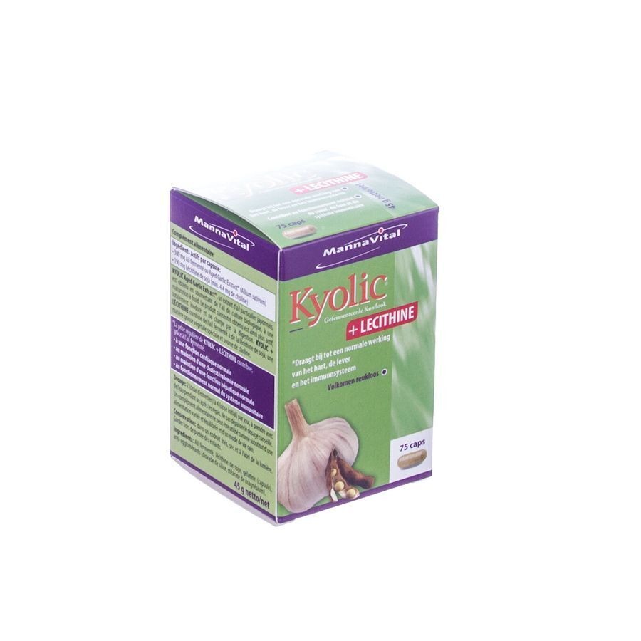 Mannavital Kyolic + Lecithine Caps 75