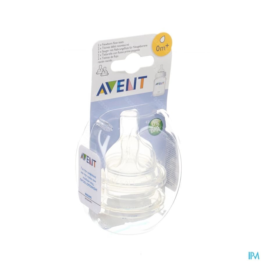 Philips Avent Tetine Nourrisson 1trou 2 SCF631/27