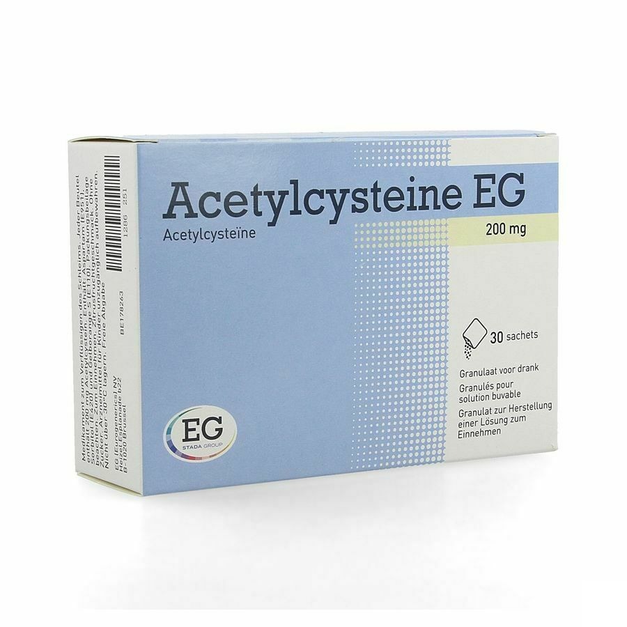 Acetylcysteine EG Sach 30X200Mg