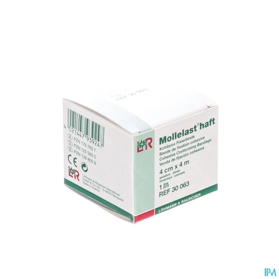 Mollelast Haft Bande Elast Adh 4cmx 4m 30063