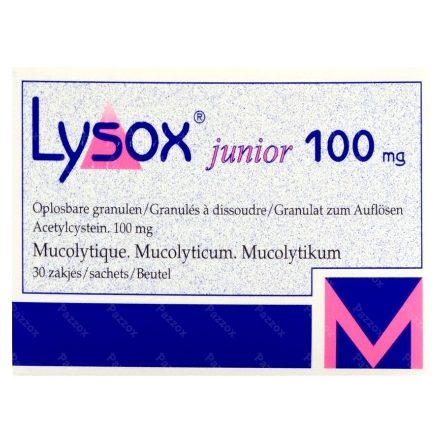 Lysox Junior Gran Sach 30x100mg