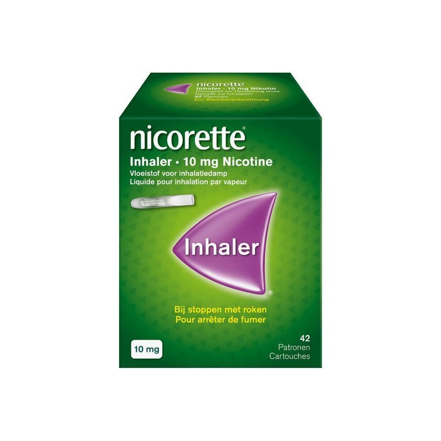 Nicorette Inhaler 10mg 42 Cartouches + Embout