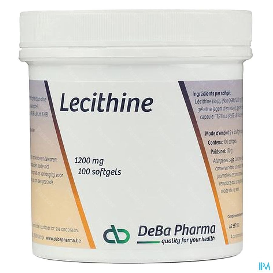 Deba Lecithine 100 Gélules
