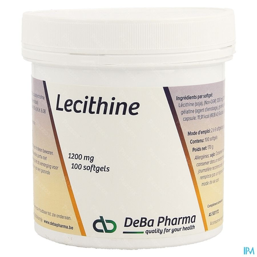 Deba Lecithine 100 Gélules