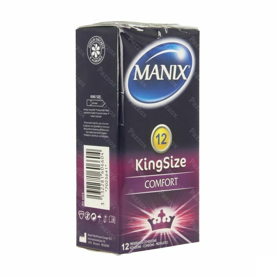 Manix King Size Preservatifs 12
