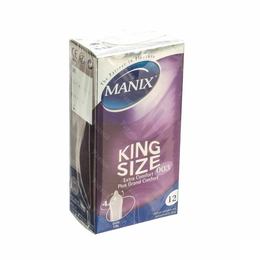 Manix King Size Preservatifs 12
