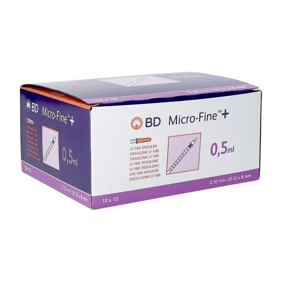 Microfine Ser.ins. 0,5ml 30g 8mm 100 324825