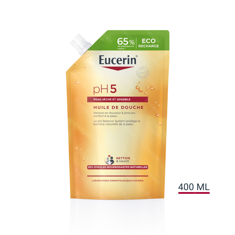 Eucerin pH5 Huile de Douche Peau Sèche et Sensible recharge 400ml
