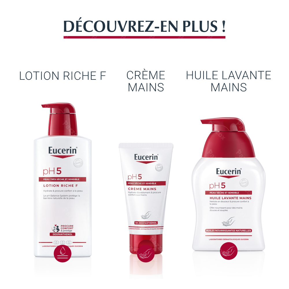 Eucerin pH5 Huile de Douche Peau Sèche et Sensible recharge 400ml
