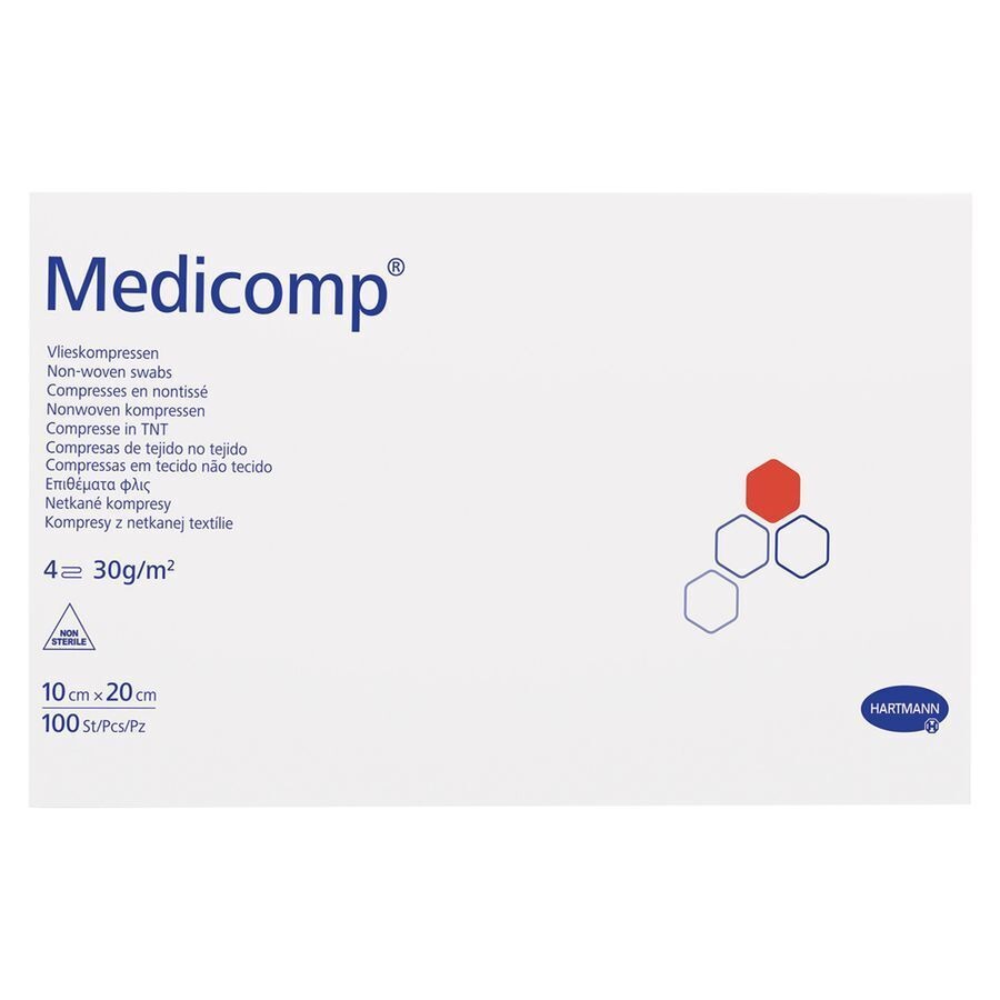Medicomp 10x20cm 4pl. Nst. 100 P/s