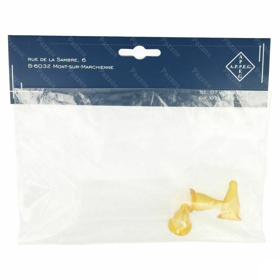 Appeg Biber Plast + 3 Tetines Chats-chiot100