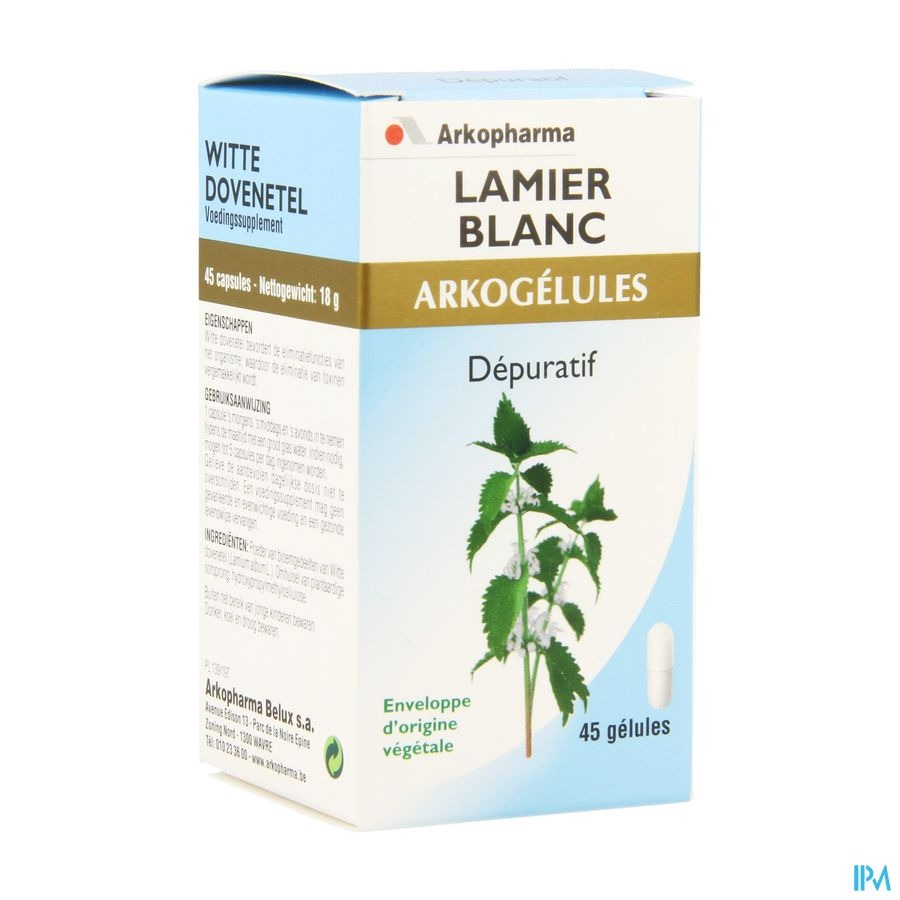 Arkogelules Lamier Blanc Vegetal 45