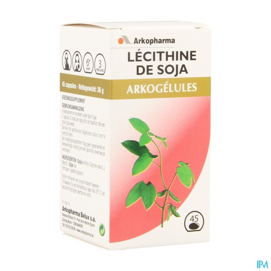 Arkogelules Lecithin Soja Vegetal 45